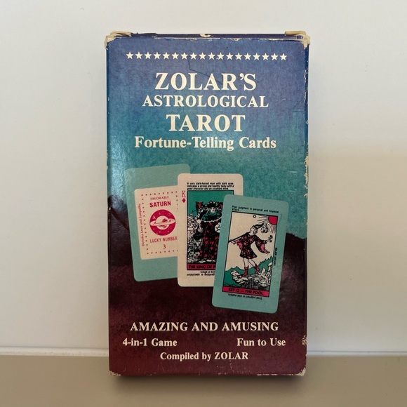 Zolar Other - Vintage Zolar's Astrological Tarot Fortune Telling Cards 1980s Card Set